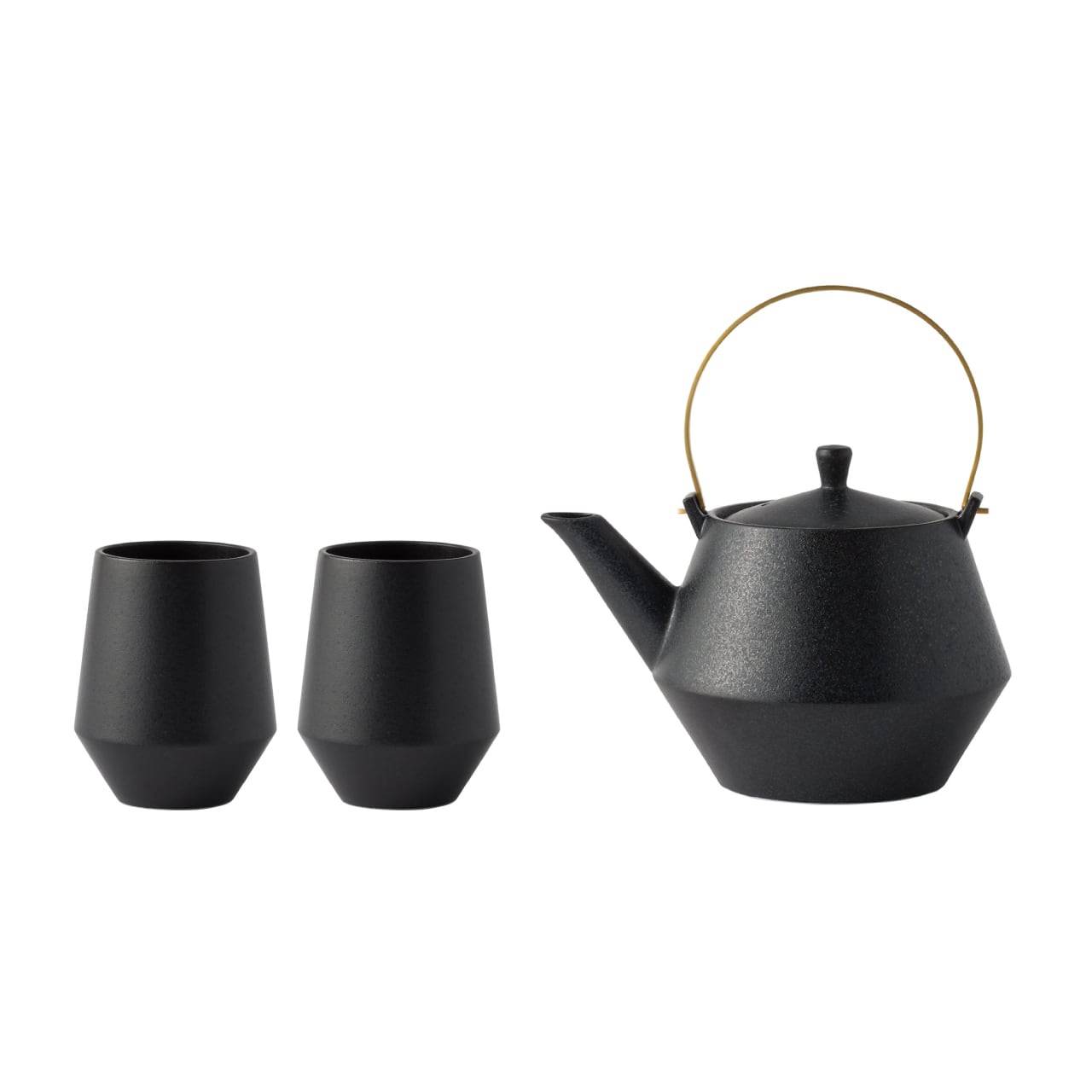 Yamatsu - Frustum clay pot & teacup - Wecreate Japan