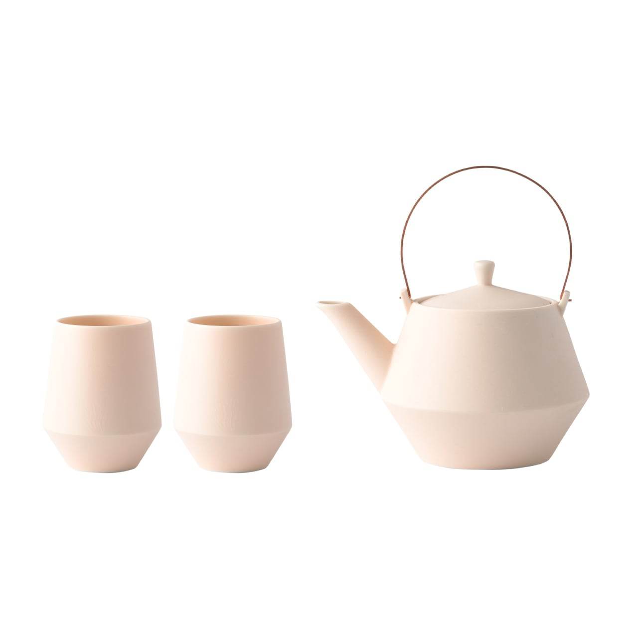 Yamatsu - Frustum clay pot & teacup - Wecreate Japan
