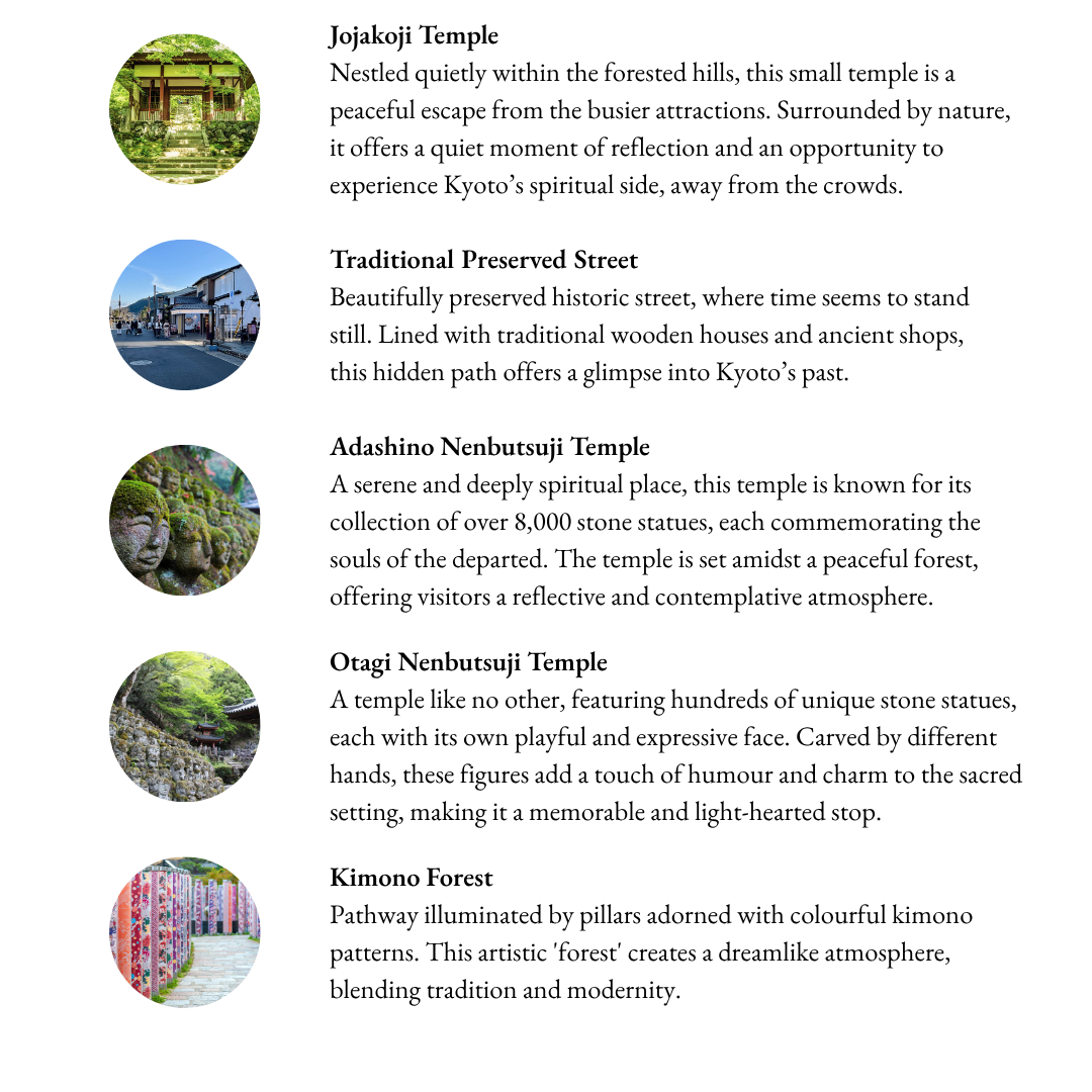 Tours in Kyoto - The Secrets of Arashiyama