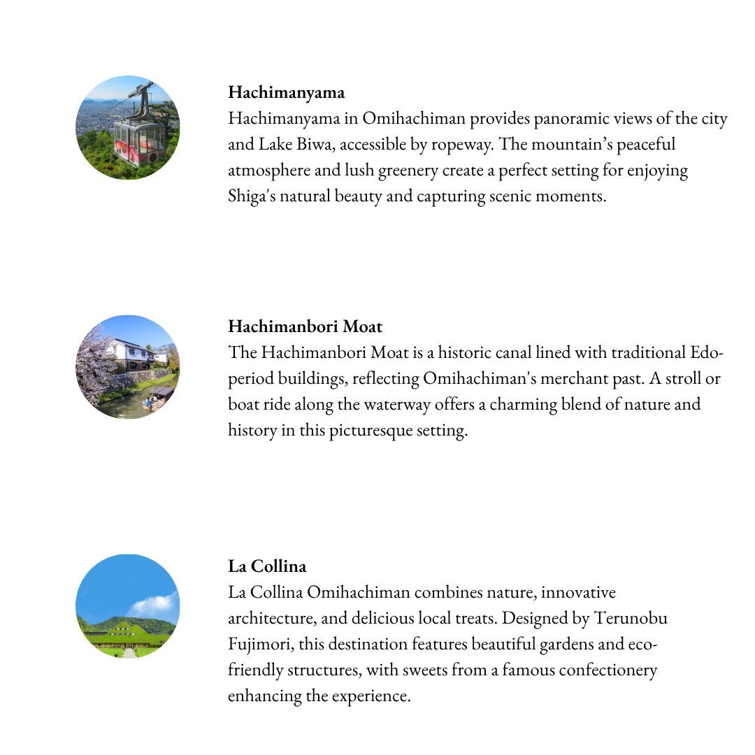 Tours in Shiga - Shiga Castles, Canals and Confections