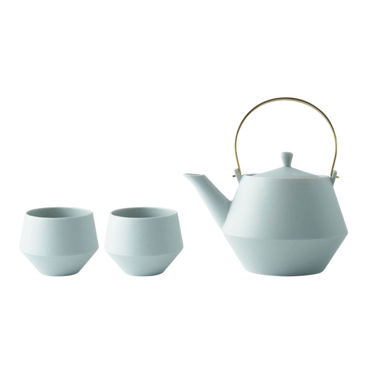 Yamatsu - Frustum clay pot & Sencha - Wecreate Japan