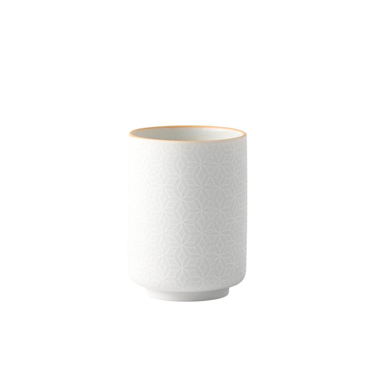Yamatsu - Spring flowers white teacup - Wecreate Japan