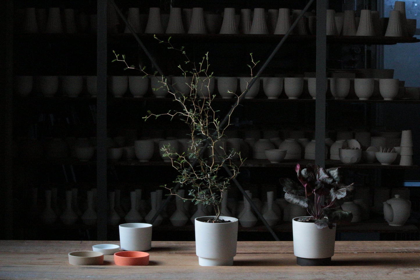Yamatsu - Round grip pot & dish S - Wecreate Japan