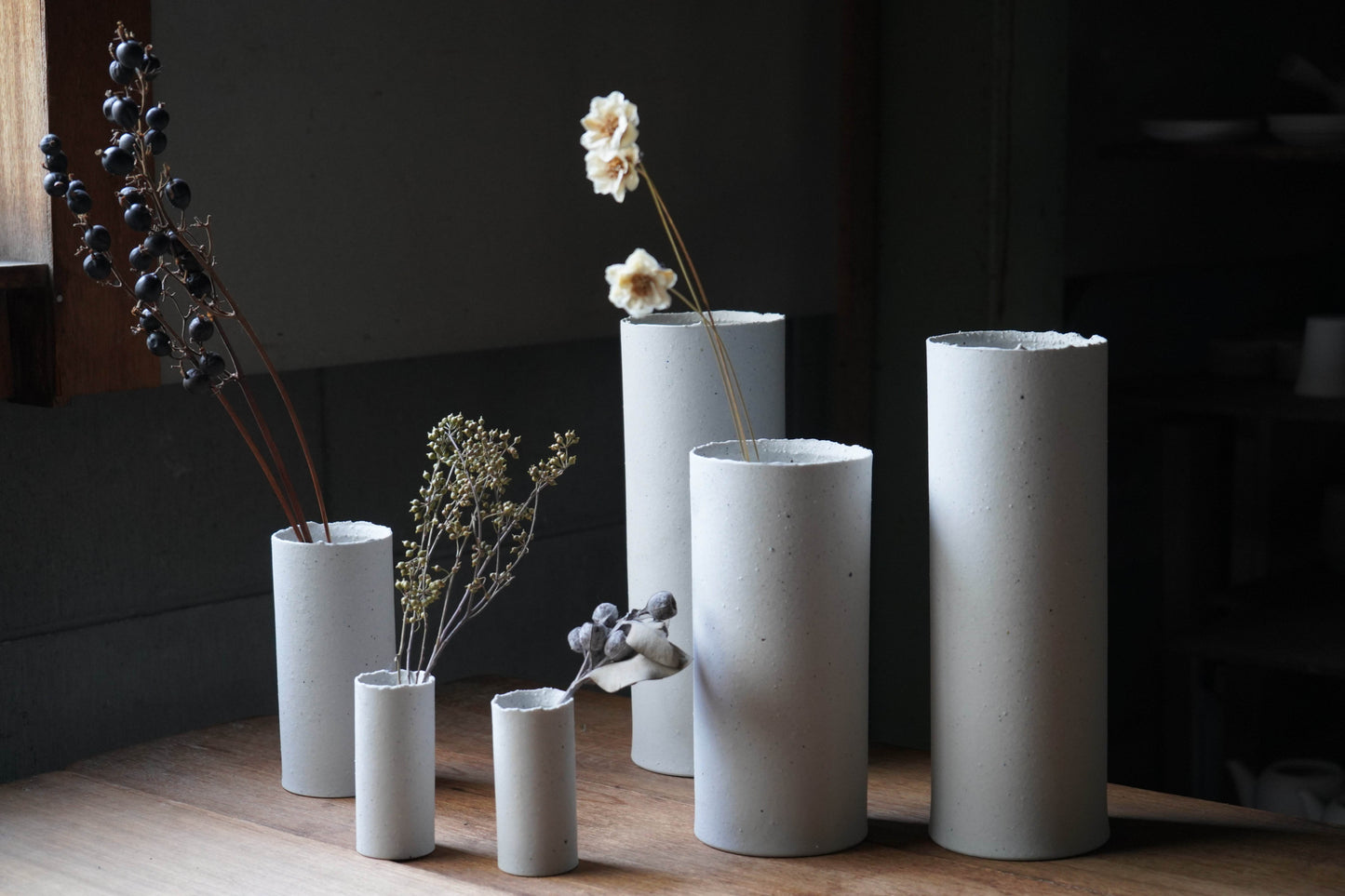 Yamatsu - Ground vase L 250 ~crunch~ - Wecreate Japan