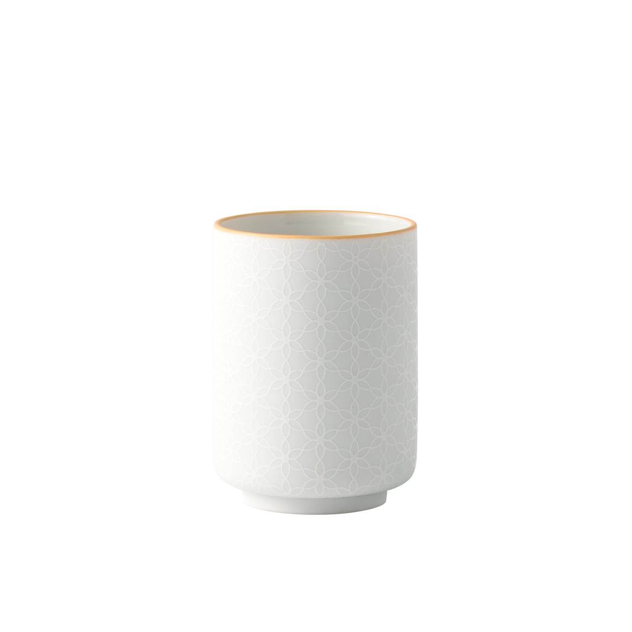 Yamatsu - Spring flowers white teacup - Wecreate Japan