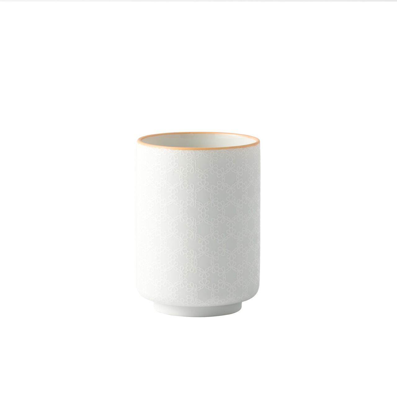Yamatsu - Spring flowers white teacup - Wecreate Japan