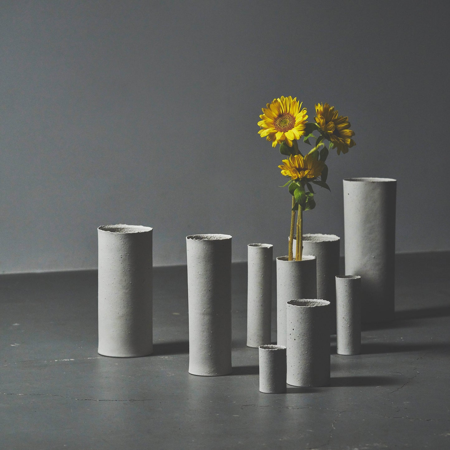 Yamatsu - Ground vase L 300 ~crunch~ - Wecreate Japan