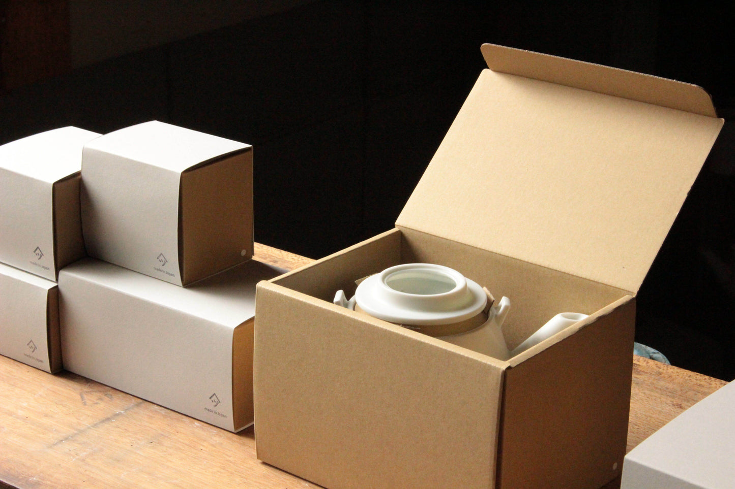 Yamatsu - Frustum clay pot & teacup - Wecreate Japan