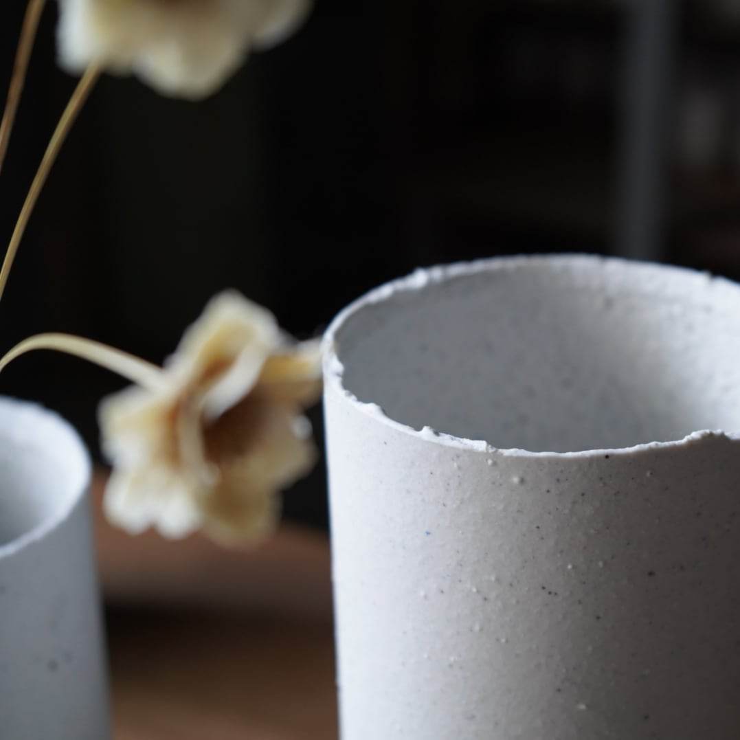 Yamatsu - Ground vase L 300 ~crunch~ - Wecreate Japan