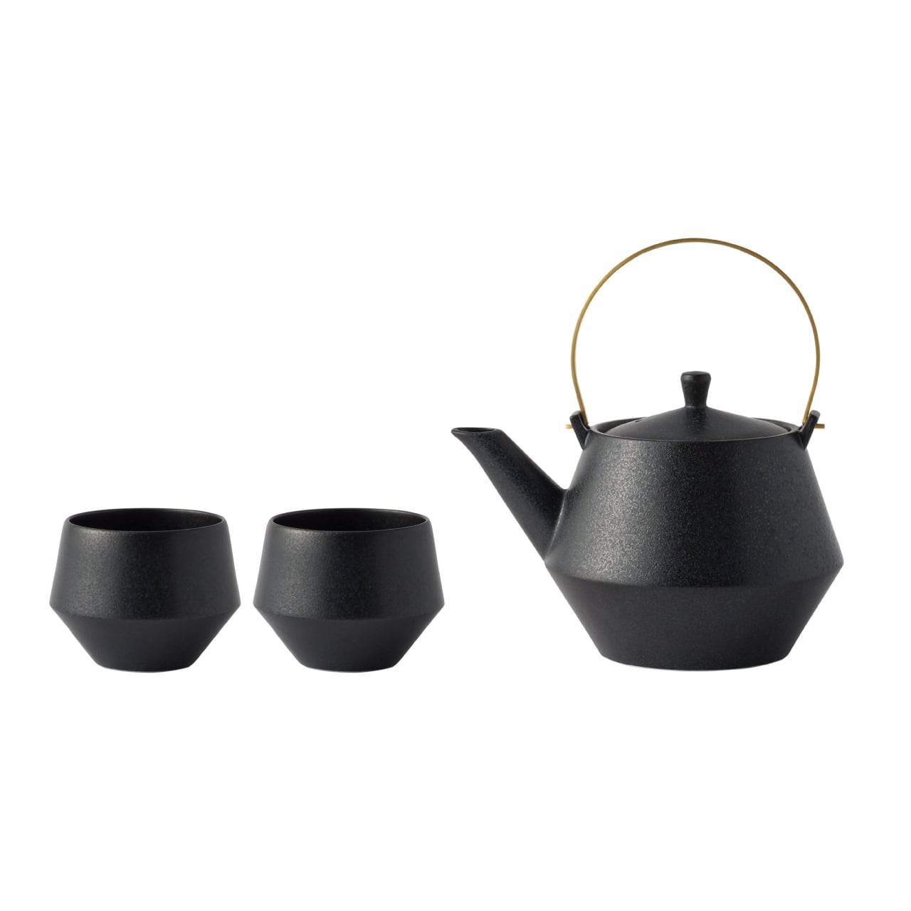 Yamatsu - Frustum clay pot & Sencha - Wecreate Japan
