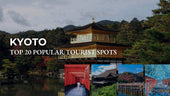 Popular tourist spots in Kyoto, Japan