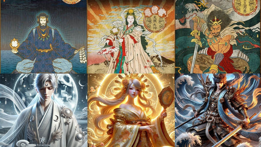 The Three Noble Deities of Japanese Mythology - Gods of the Sun, Moon, and Storms