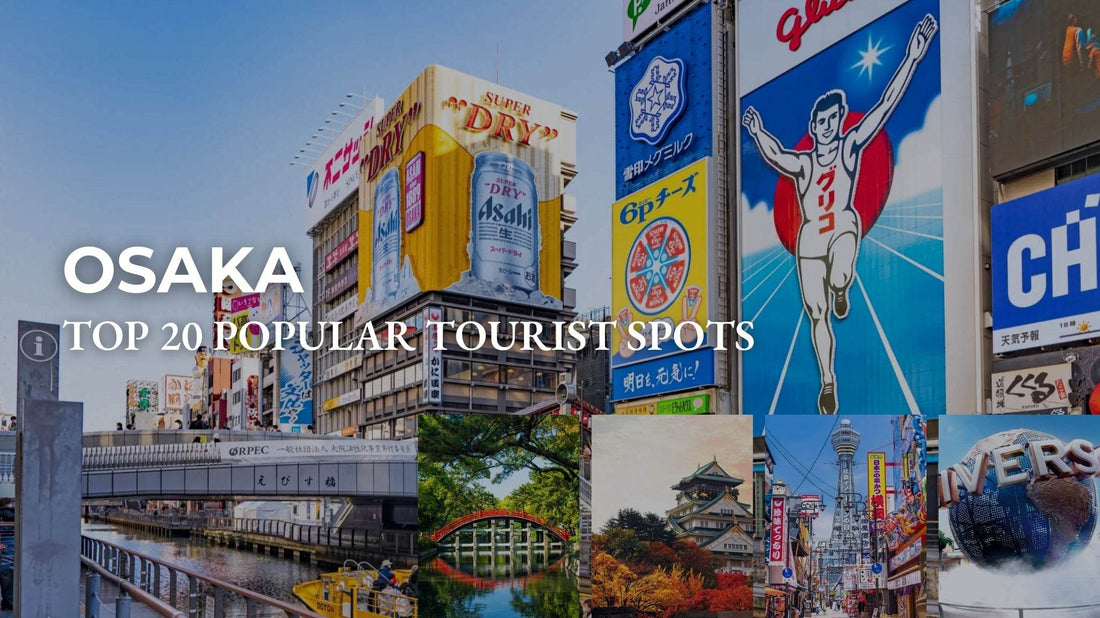 Popular tourist spots in Osaka Prefecture, Japan