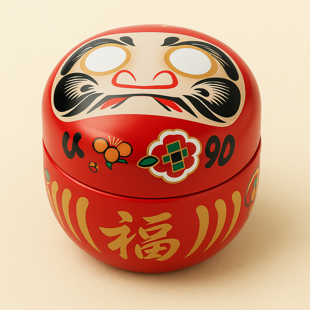 Red Daruma - Matcha