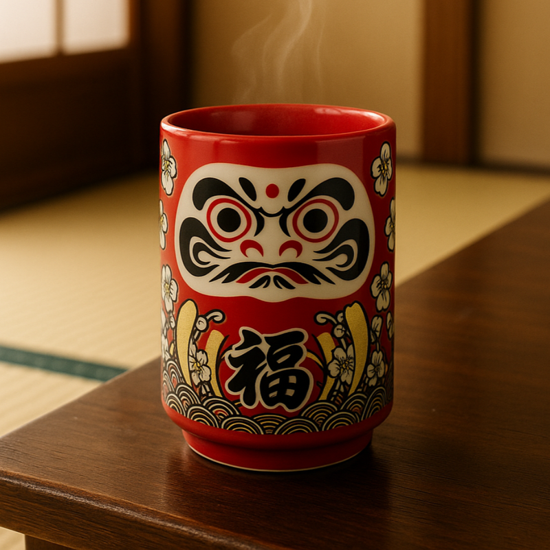 Daruma Cup - Mino Ware
