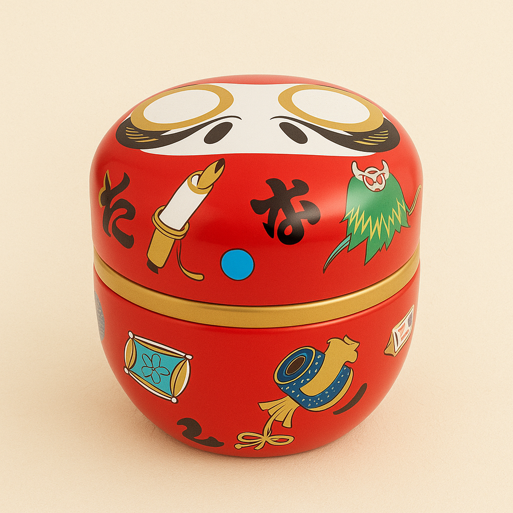 Red Daruma - Matcha
