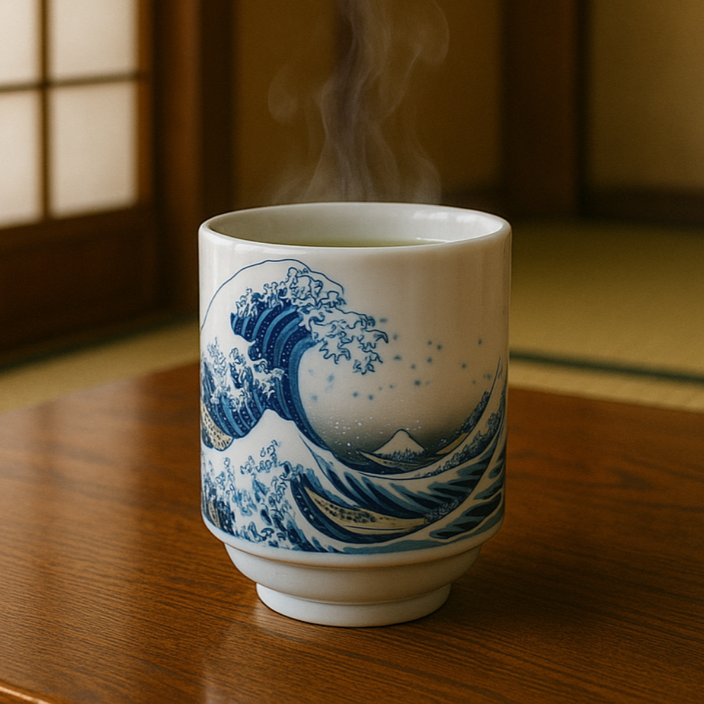 Hokusai Wave Fuji Cup - Mino Ware